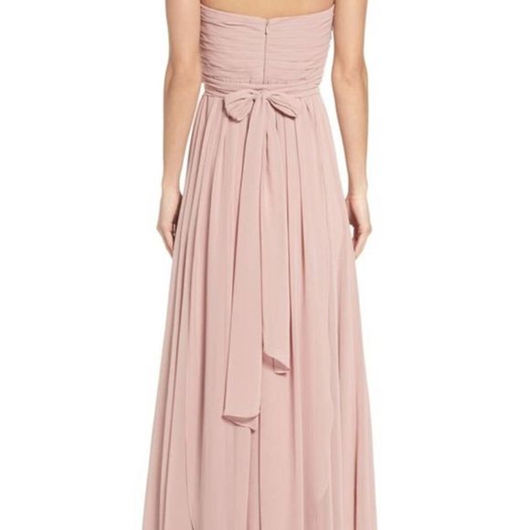 Mira new chiffon  Convertible Champagne dress size 6 - Picture 3 of 4